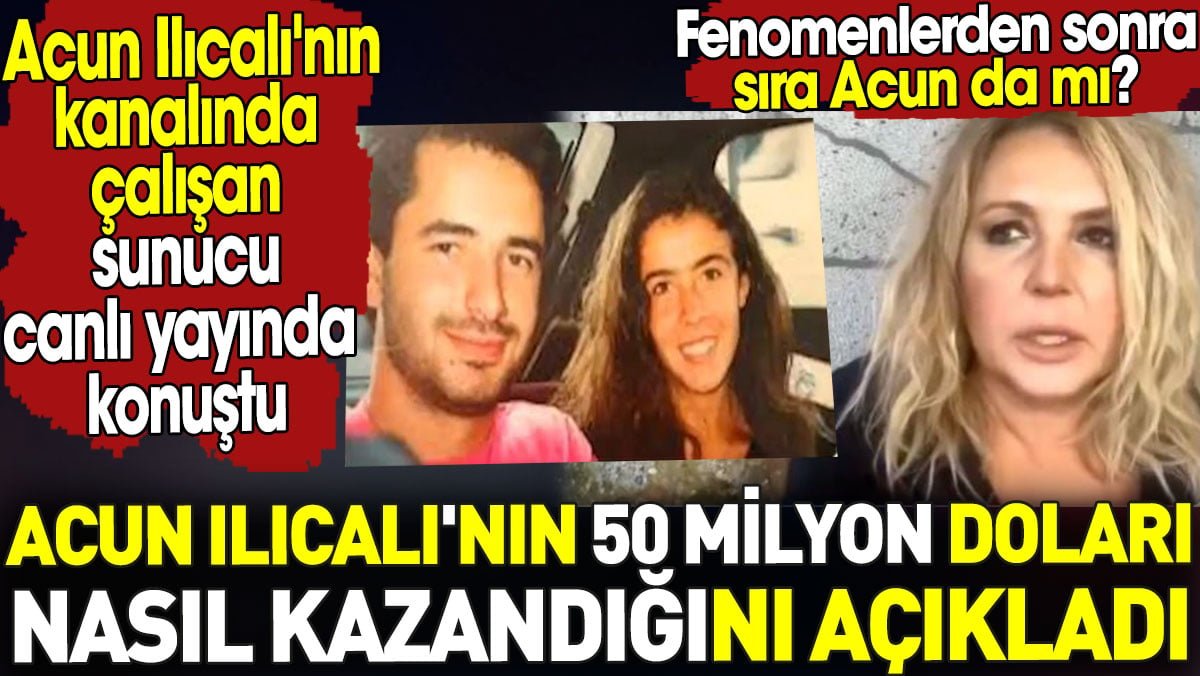 Acun Ilıcalı’nın kanalında çalışan