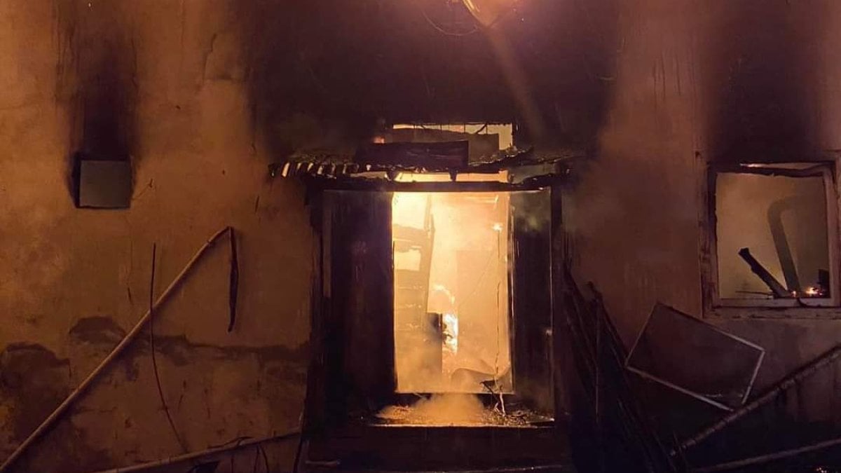  Yangın, 29 Ocak 2024 tarihinde Karagöz Mahallesi’ndeki 2 katlı