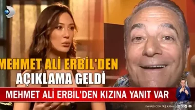 Mehmet Ali Erbil kızının açıklamalarına üzüldüğünü belirterek, “Bunca sağlık sorunuyla