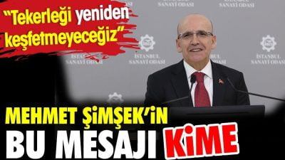 Hazine ve Maliye Bakanı Mehmet Şimşek, kredi genişlemesini enflasyon hedefiyle