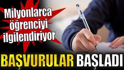  Yükseköğretim Kurumları Sınavı (YKS) başvuruları bugün başladı ve 25