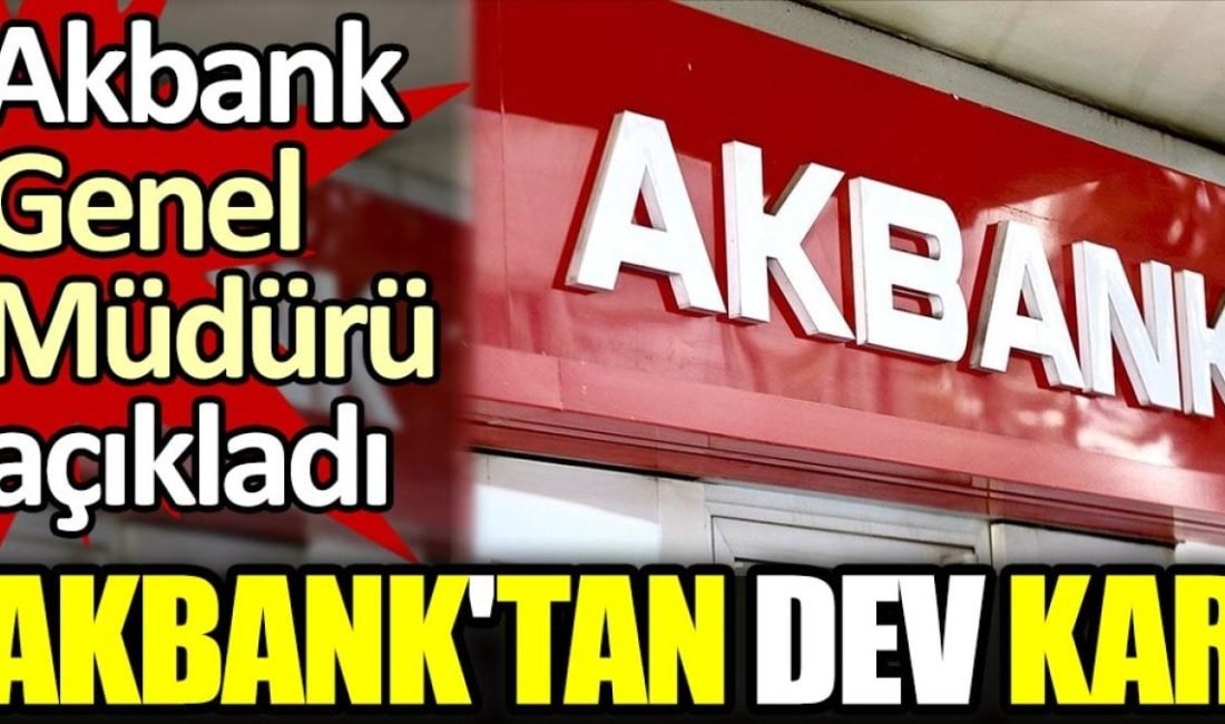 Akbank, 2023 yılında hem net kâr, hem sermaye yeterlilik oranı,