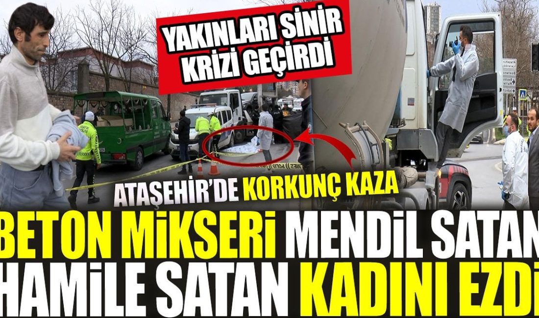 Bugün Ataşehir'de, Kayışdağı Caddesi üzerinde meydana gelen korkunç bir kazada,