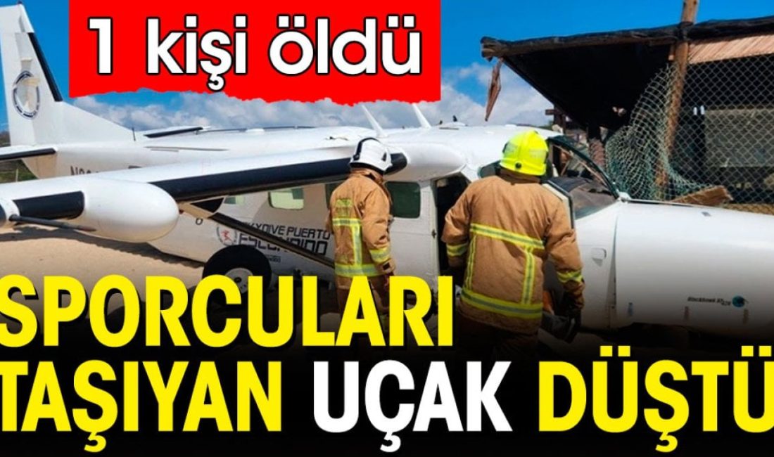 Bir uçak kazası, sporcuları taşıyan bir uçağın düşmesi sonucu meydana