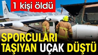 Bir uçak kazası, sporcuları taşıyan bir uçağın düşmesi sonucu meydana