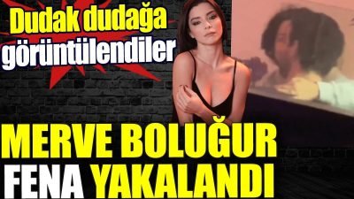 Merve Boluğur, önceki gün bir mekanda gizemli bir adamla dudak