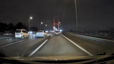 15 Temmuz Şehitler Köprüsü’nde meydana gelen zincirleme kaza trafiği felç