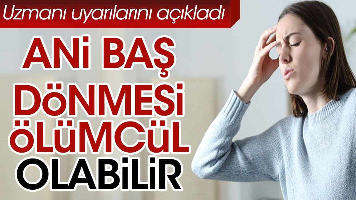 Ani baş dönmesi, birçok farklı nedenden dolayı ortaya çıkabilir. 