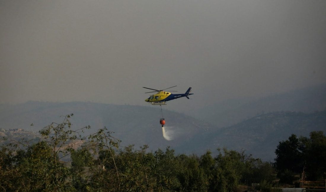 Şili'de orta ve güney bölgelerinde çıkan yangınlar büyük bir felakete