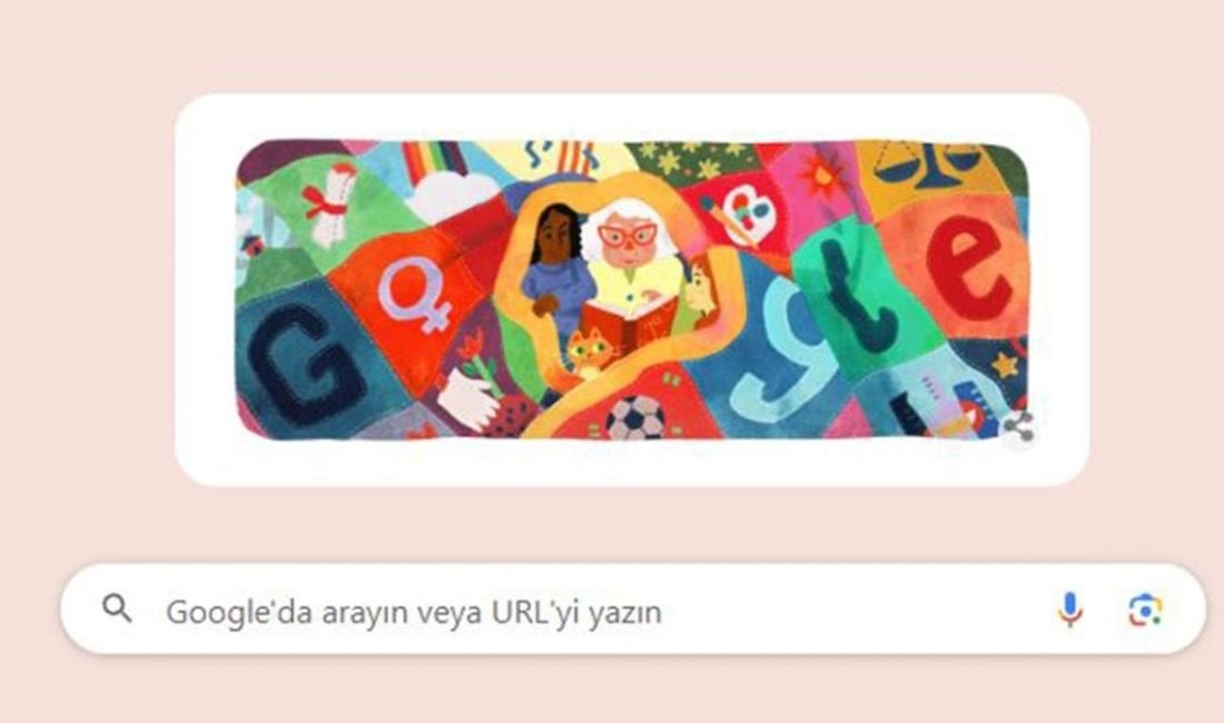 Doodle dünyanın her yerinden kadınların başarılarını ve katkılarını kutlamak için