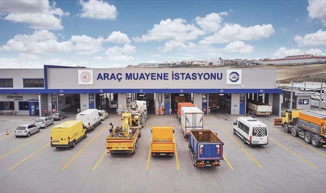 Geçen yıl Türkiye genelinde 313 araç muayene istasyonunda 12 milyon