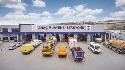 Geçen yıl Türkiye genelinde 313 araç muayene istasyonunda 12 milyon