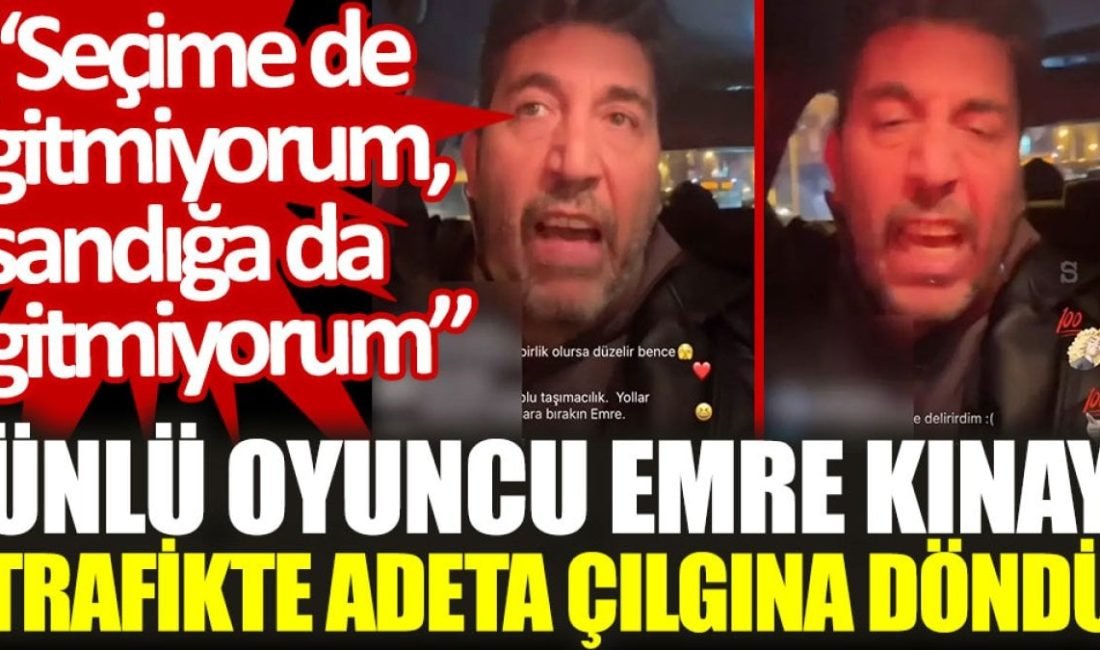 EMRE KINAY İSYAN ETTİ
