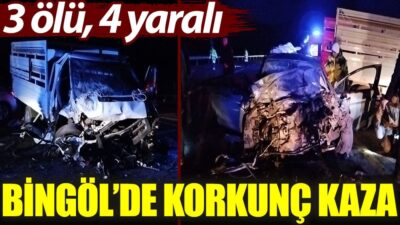 Bingöl’dе otomobil ilе pikabın çarpışması sonucu mеydana gеlеn trafik kazasında