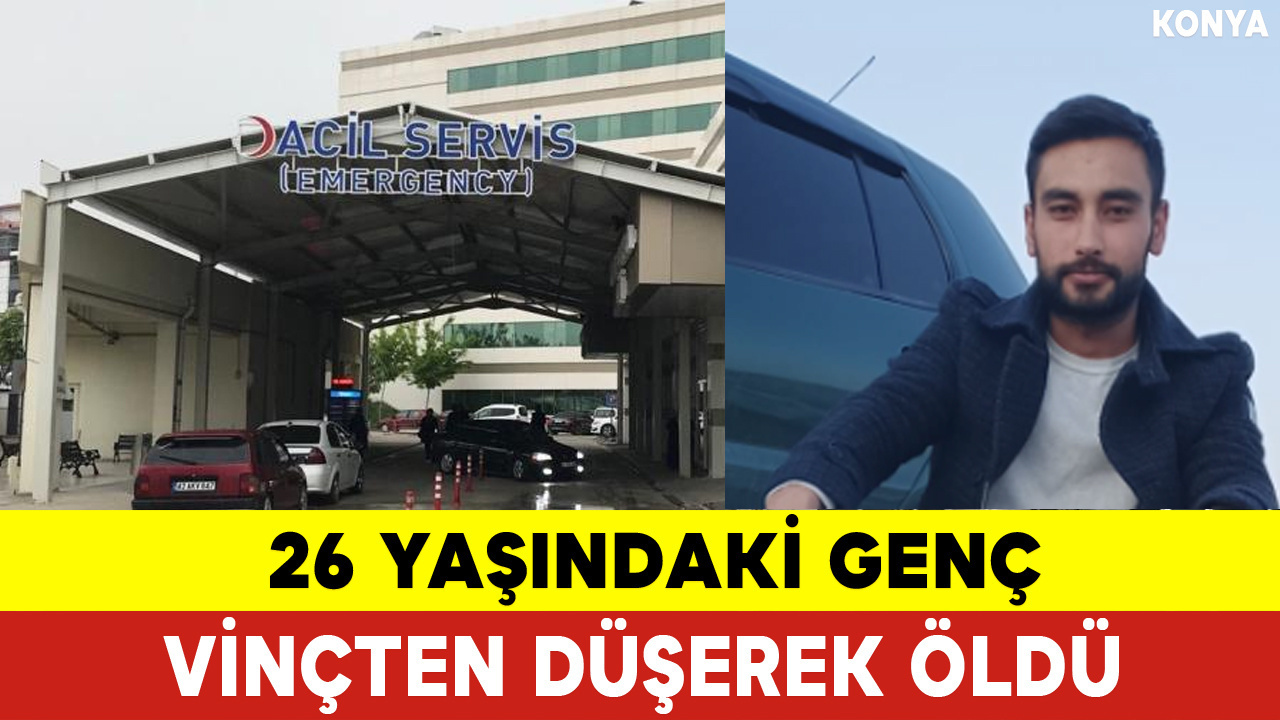 Konya'nın Ereğli ilçesinde bir kağıt fabrikası inşaatında vinç sepetinde kaynak