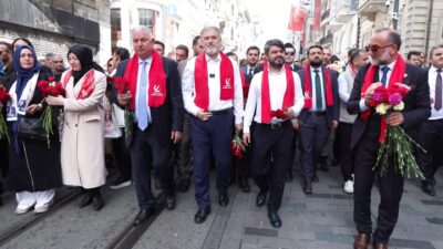 eniden Refah Partisi İstanbul Büyükşehir Belediye Başkan adayı Mehmet Altınöz,