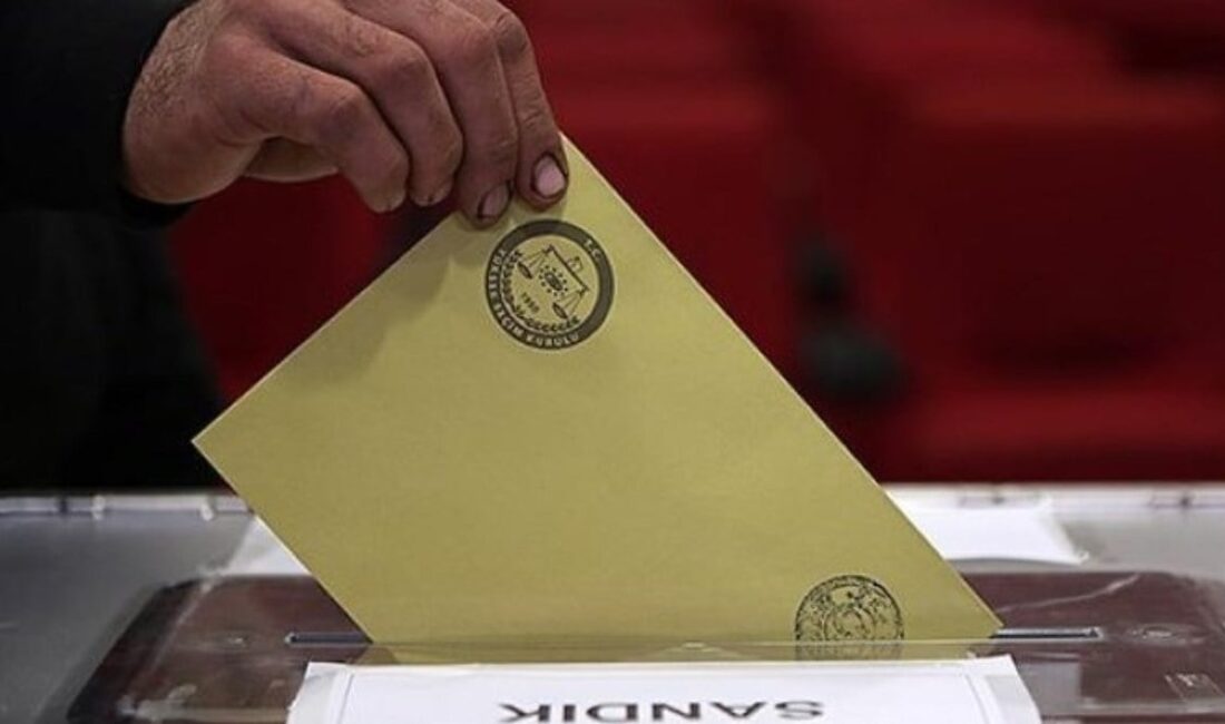 Yozgat'ın Lök köyünde Mahalli İdareler Genel Seçimleri'nde oy kullanmak için