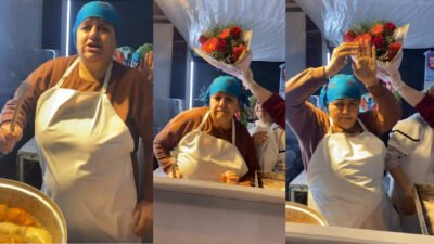 CHP İzmir adayı Cemil Tugay’ın etkinliğinde dansıyla dikkat çeken lokmacı