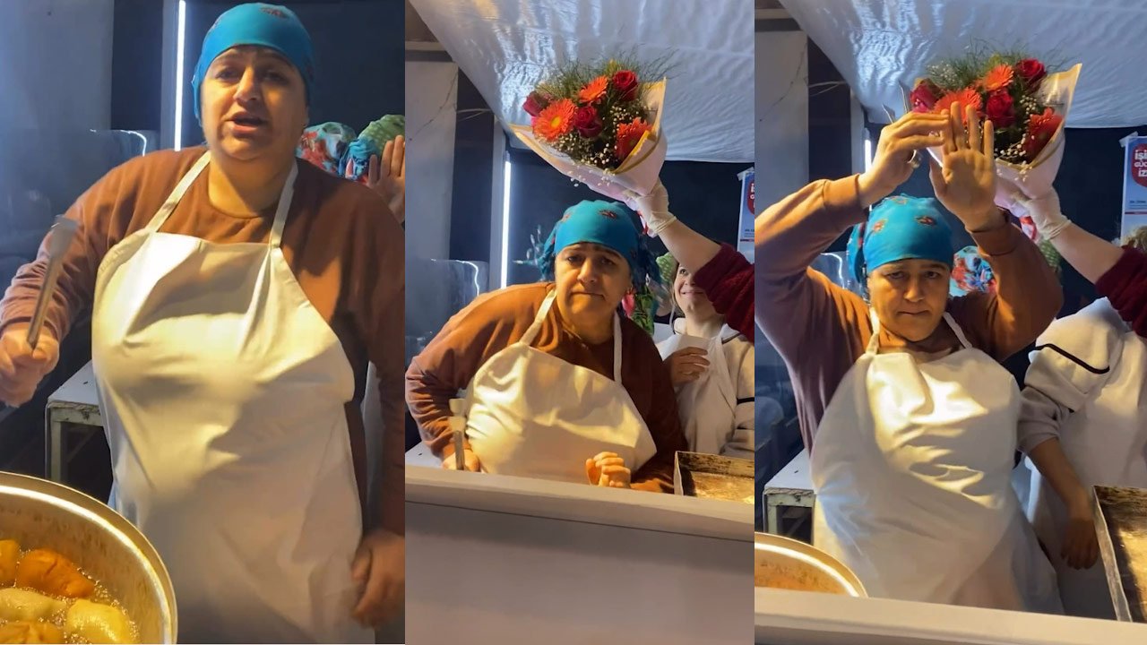 CHP İzmir adayı Cemil Tugay’ın etkinliğinde dansıyla dikkat çeken lokmacı