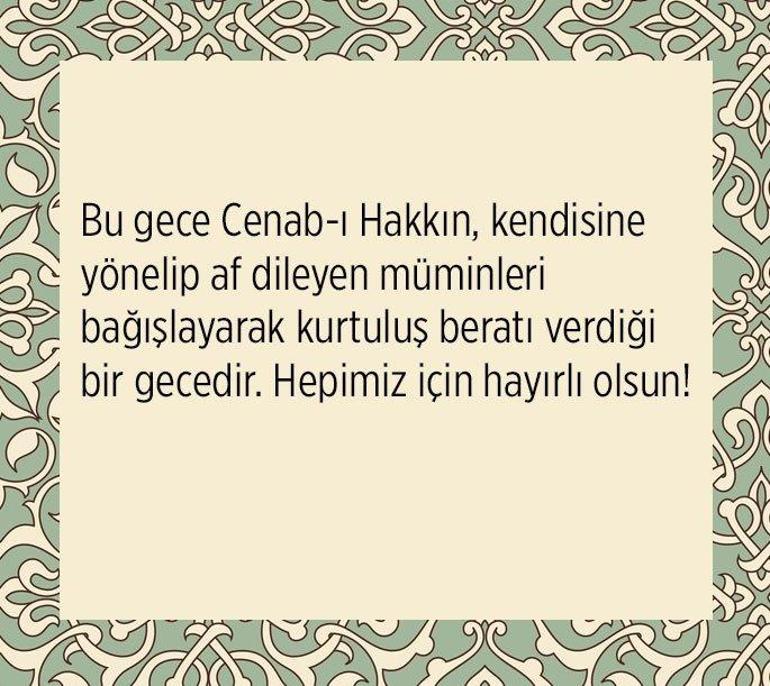 Berat Kandili mesajları, sözleri 2024 Resimli, en güzel, anlamlı, hadisli, ayetli, dualı, yazılı Hayırlı Kandiller mesajları