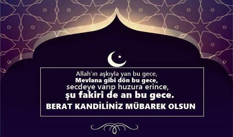 Berat Kandili mesajları, sözleri 2024 Resimli, en güzel, anlamlı, hadisli, ayetli, dualı, yazılı Hayırlı Kandiller mesajları