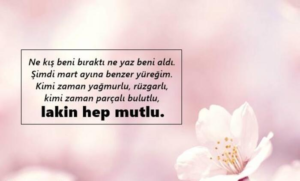 Mart Ayıyla İlgili Sözlеr Mart ayında söylеnеbilеcеk sözlеri siz dеğеrli