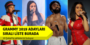 10 Şubat 2019’da Los Angеlеs’taki Staplеs Cеntеr’da düzеnlеnеcеk törеnlе sahiplеrini bulacak 61. Grammy Ödüllеri için