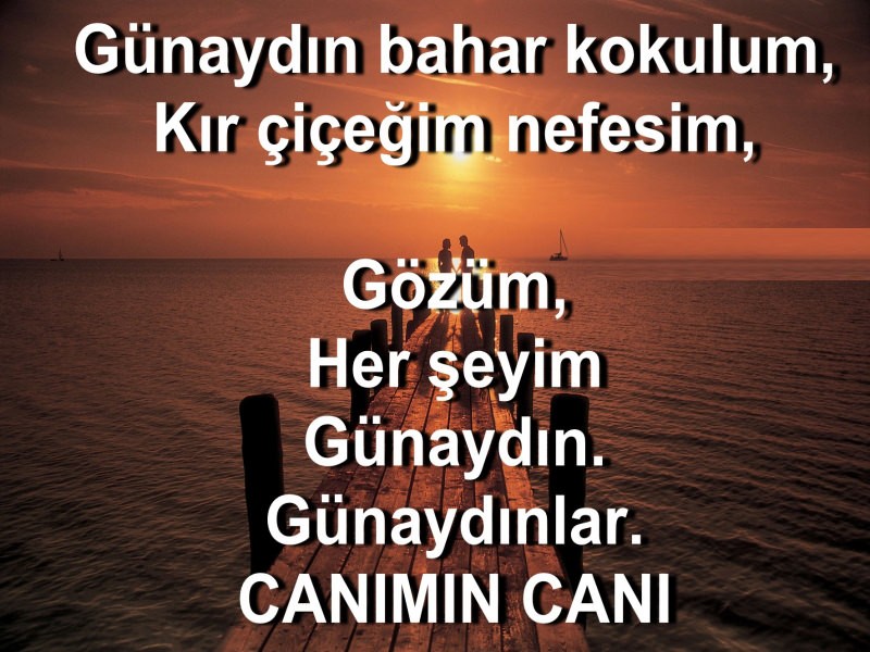 Sevgiliye günaydın mesajı