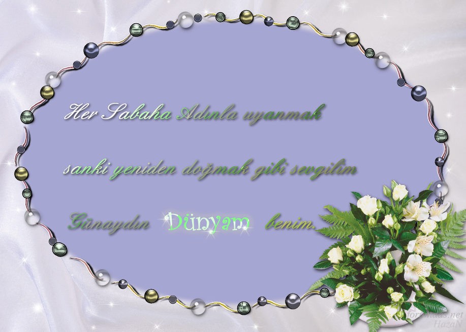 Sevgiliye günaydın mesajı için güzel bir örnek