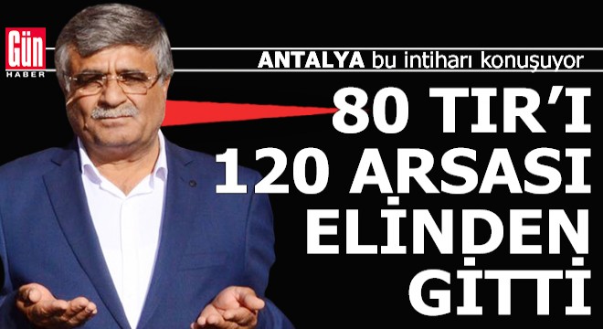 Döşemealtı'nın tanınmış iş insanı İsmail Tosun, ofisinde intihar etti. Olayla