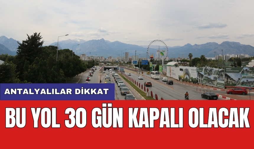 Antalya Büyükşehir Belediyesi, Üniversite Caddesi'ni Konyaaltı 15. Cadde'ye bağlayan yolu