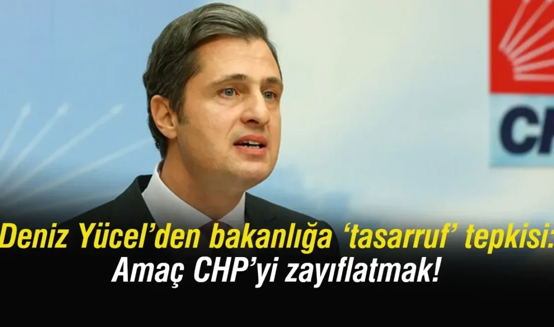 CHP Sözcüsü Deniz Yücel, Hazine ve Maliye Bakanı Mehmet Şimşek'in