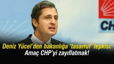 CHP Sözcüsü Deniz Yücel, Hazine ve Maliye Bakanı Mehmet Şimşek'in