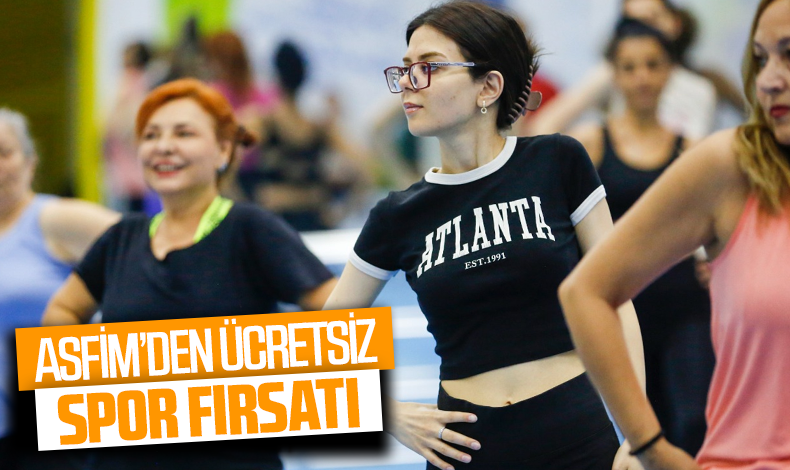 Antalya Büyükşehir Belediyesi ASFİM, ücretsiz spor ve fitness kursları çocuklar