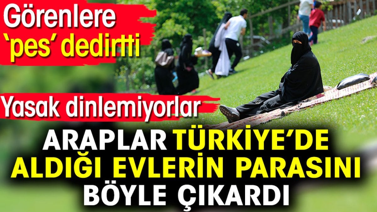 Trabzon'da Araplar tarafından ucuza satın alınan evlerin yasadışı kiralama faaliyetleri,