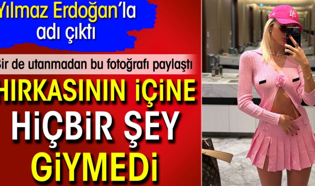 Hırkasının içine hiçbir şey giymedi. Bir de utanmadan bu fotoğrafı