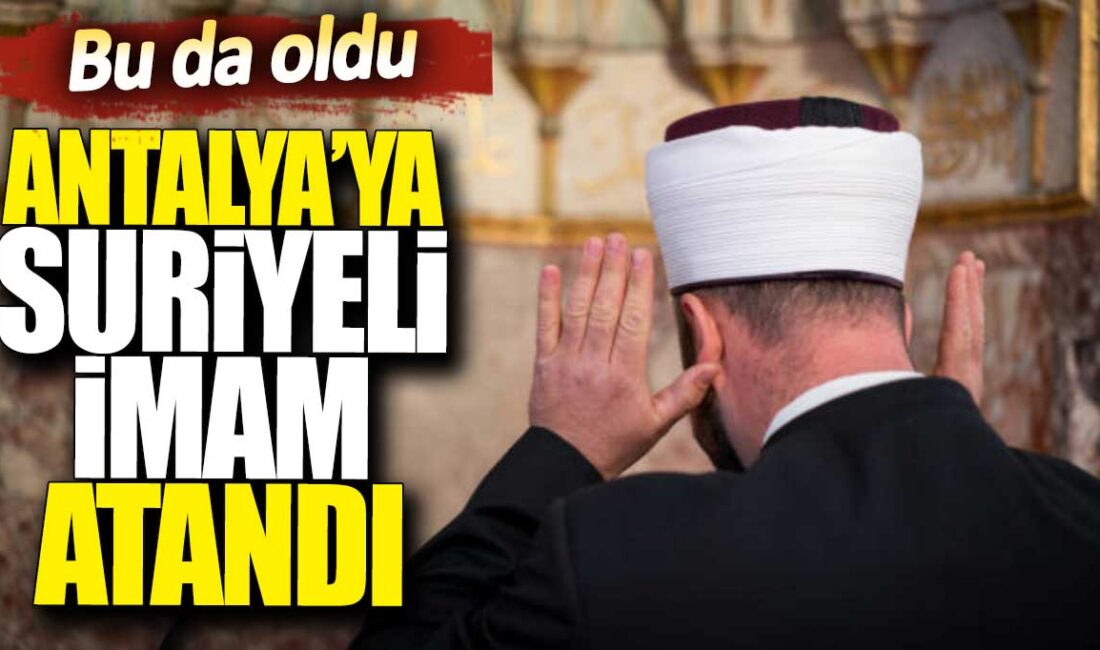 CHP Antalya Milletvekili Mustafa Erdem, Antalya'da bir camiye Suriyeli imam