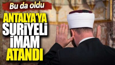CHP Antalya Milletvekili Mustafa Erdem, Antalya'da bir camiye Suriyeli imam