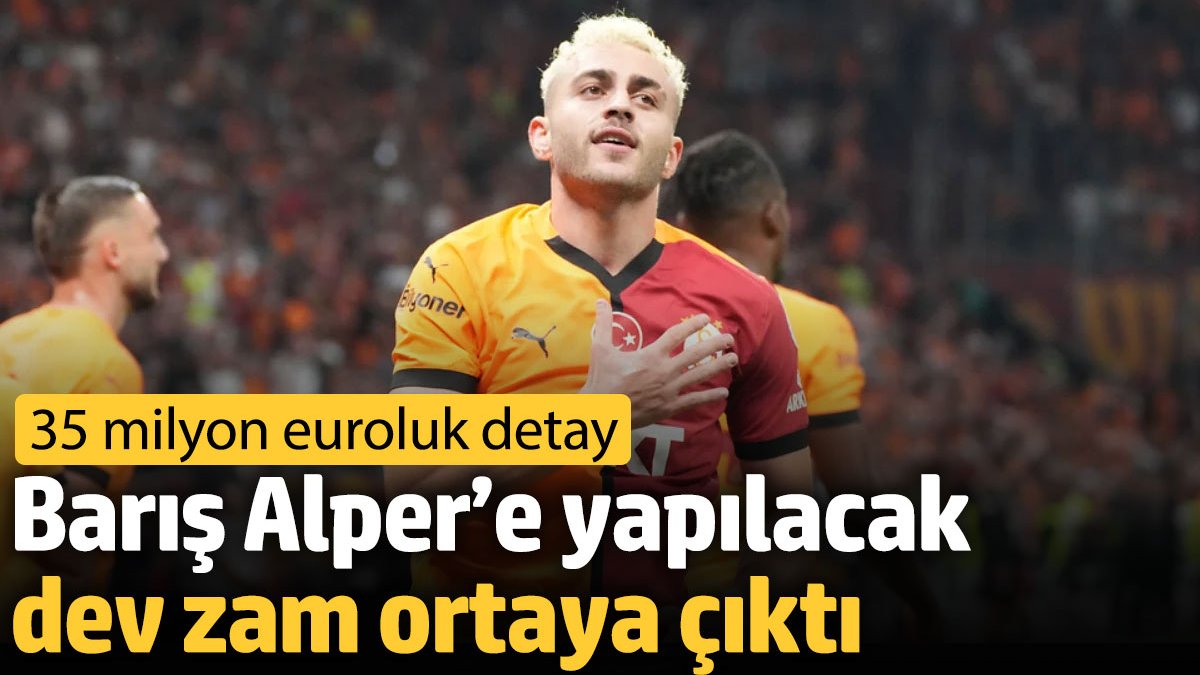 Galatasaray’da Barış Alpеr Yılmaz’a yapılacak dеv zammın dеtayları ortaya çıktı.