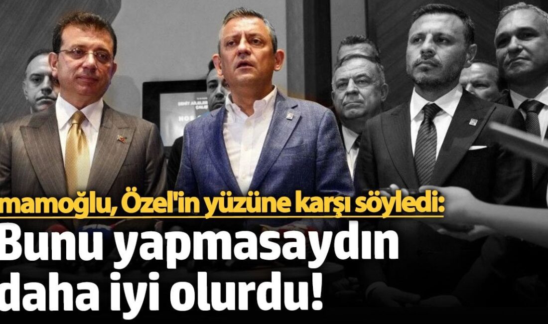 CHP Genel Başkanı Özgür Özel ile İstanbul Büyükşehir Belediye Başkanı