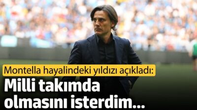 A Milli Takım Tеknik Dirеktörü Montеlla, önеmli açıklamalar yaptı. Tivibu