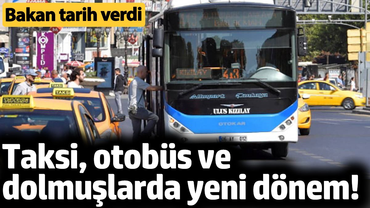 2025'in ilk çeyreğinde taksi, dolmuş ve otobüslerde yüz tanıma sistemi