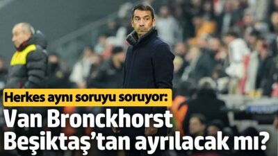 Beşiktaş'ta Göztepe Şoku: Van Bronckhorst'un Koltuğu Sallantıda!