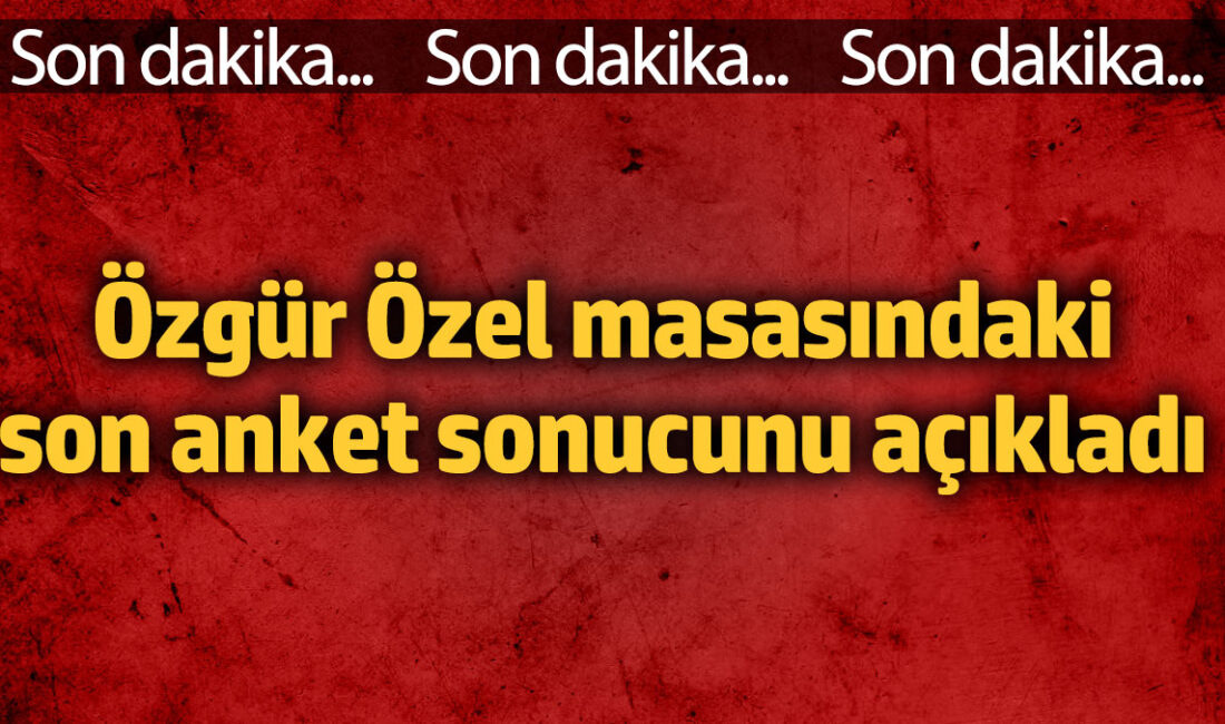 ÖZEL TOPLANTI SONRASI ANKETİ PAYLAŞTI: CHP’Lİ BELEDİYELERİN BAŞARI ORANINDA BÜYÜK