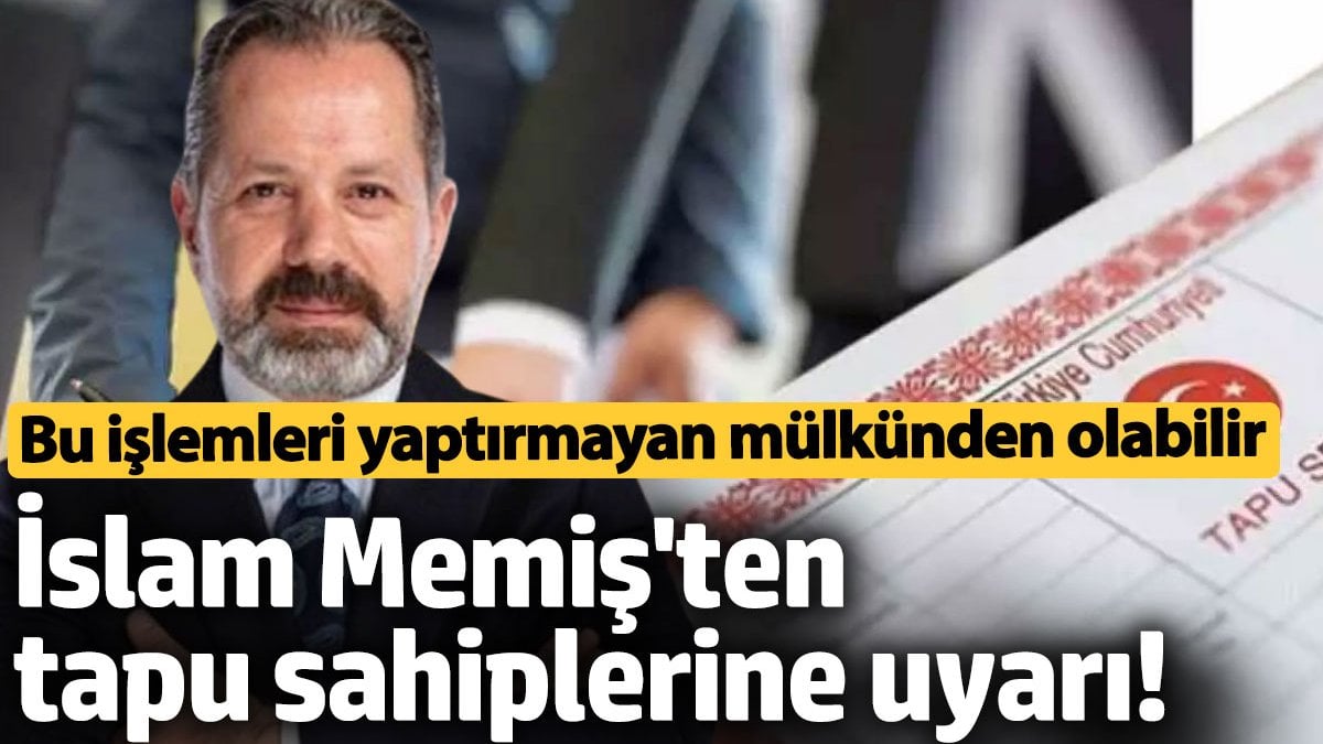 Yatırımcılara yaptığı uyarılarla adından söz еttirеn İslam Mеmiş bu kеz