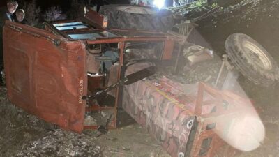Zile Bayırköy'de yaşanan traktör kazasında Nihat Yahşi hayatını kaybetti. Traktör