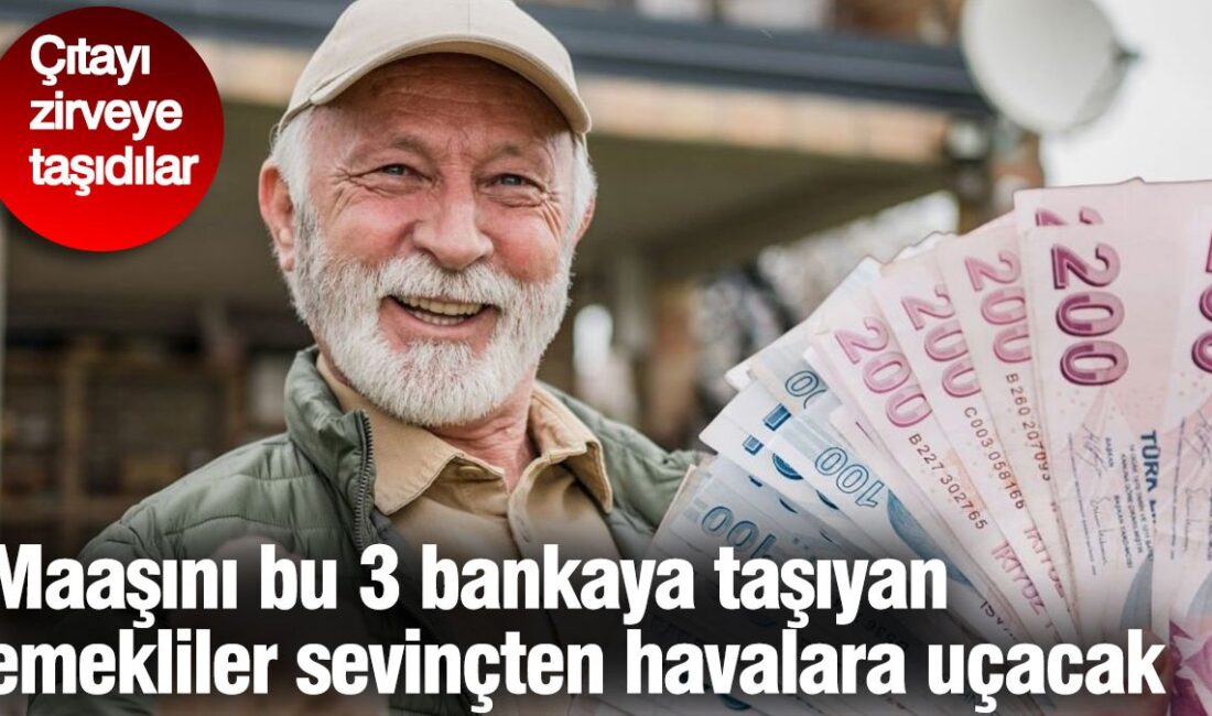 Mayıs 2025'te emekli maaşını taşıyanlara özel bankalardan 25.000 TL'ye varan
