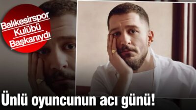 Balıkesirspor’un eski başkanı Metin Kaygılaroğlu’nun vefatı sonrası, ünlü oyuncu Uraz