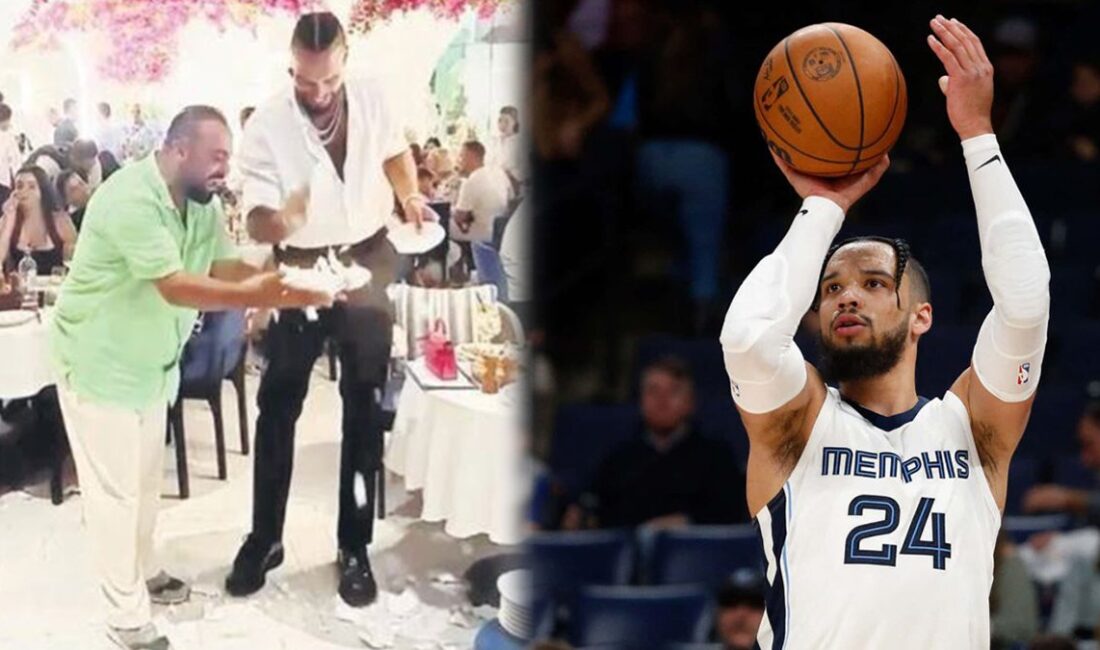 NBA yıldızı Dillon Brooks, yaz tatili için geldiği Bodrum'da bir