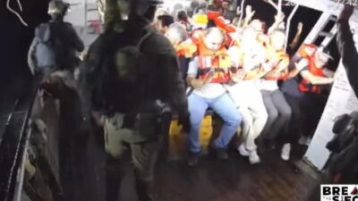 Gazze'ye insani yardım götüren Özgürlük Filosu Koalisyonu'na ait Hanzala gemisi,